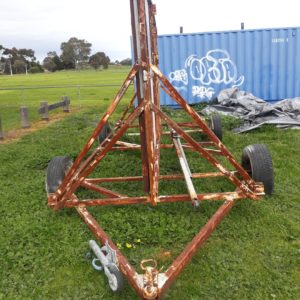 Cricket Club Screen in need of repair